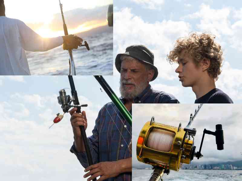 Deep Sea Fishermen and rod and reel